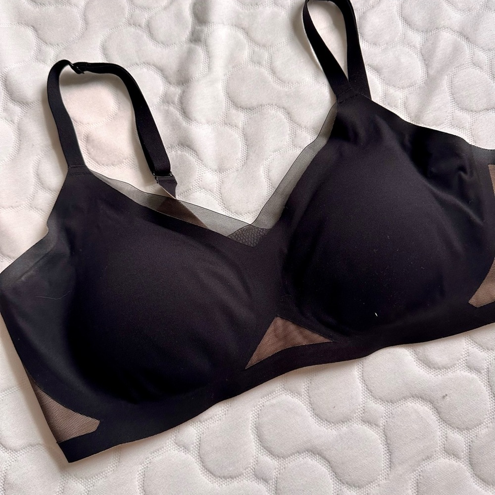 Honeylove Black Mesh Detail Bra